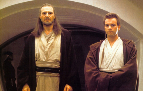 Qui Gon Jinn and Obi Wan Kenobi