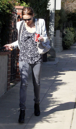  Lindsay Out in West Hollywood