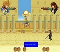 RPG Screens: Roxas vs. Leon - kingdom-hearts fan art