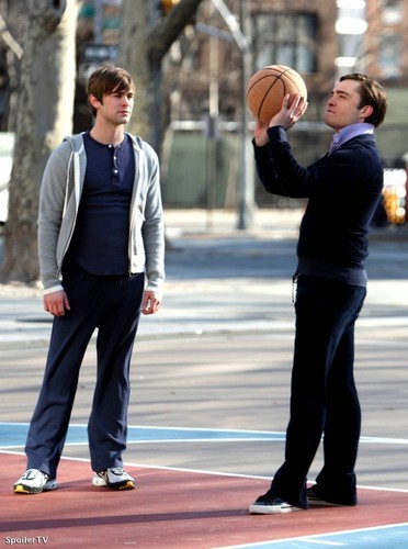  Ed and Chace on the set