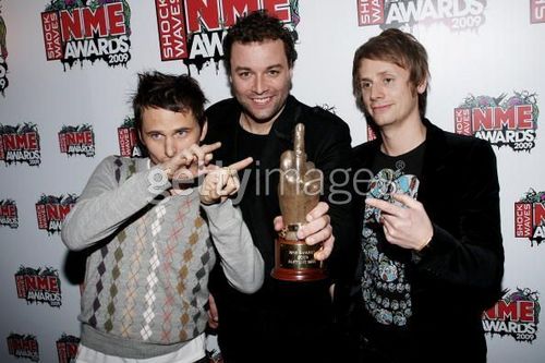  মুসে at the Shockwaves NME Awards 2009