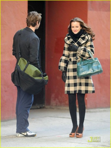  Taylor, Leighton and Chace on Set