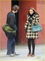 Taylor, Leighton and Chace on Set - gossip-girl photo
