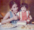 aish with mom - aishwarya-rai photo