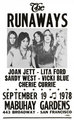 1978 Tour  Poster - the-runaways photo