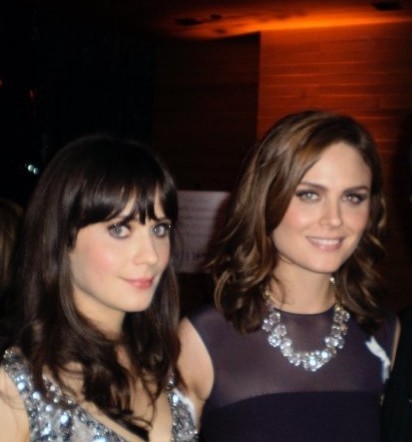 Emily and Zooey at the Oscars