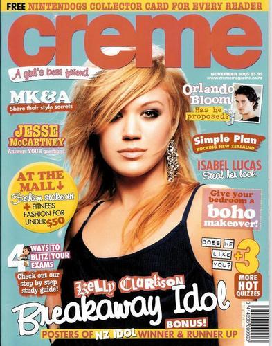  Kelly Clarkson Magazine Cover 2005