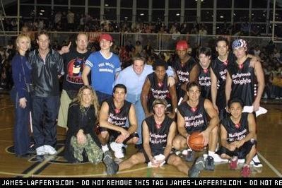  'Hollywood Knights' Celebrity pallacanestro, basket Game