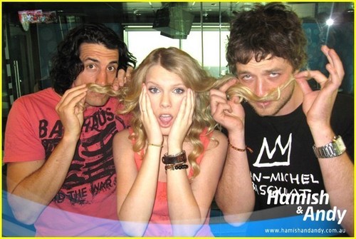 Taylor Swift with Hamish & Andy