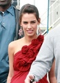 Jessica Lowndes on the set - 90210 photo