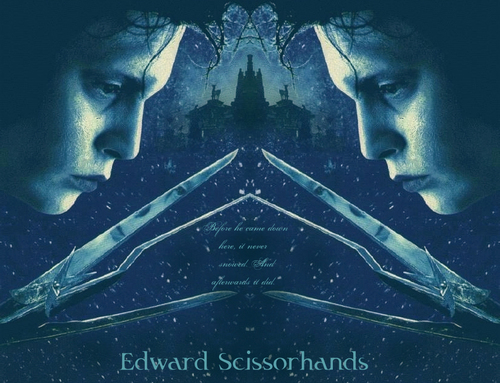  Edward Scissorhands - kertas dinding
