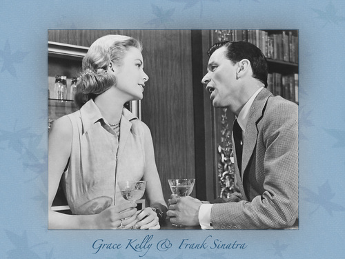  Frank Sinatra and Grace Kelly वॉलपेपर