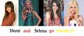 Demi and Selena go blonde!!! - selena-gomez-and-demi-lovato photo