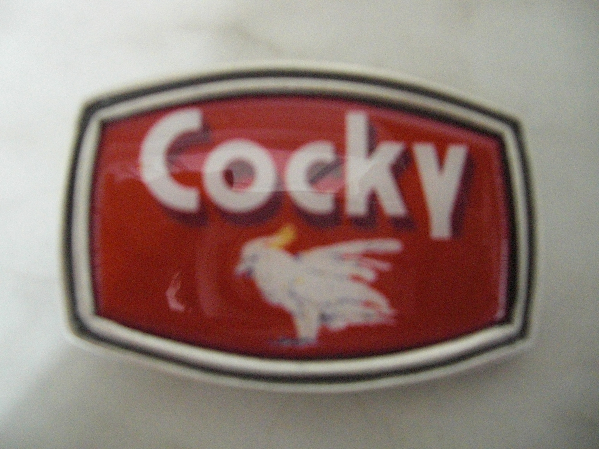 cocky belt buckle