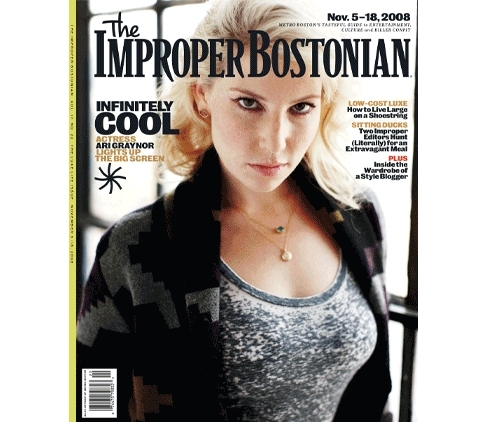  Magazines: The Improper Bostonian Nov. 2008