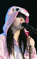 Lily Performing on Stage - lily-allen photo