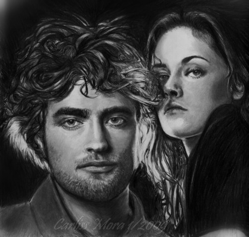  One of My Stewart and Pattinson Drawings II