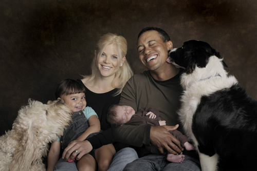  Tiger Woods and Family