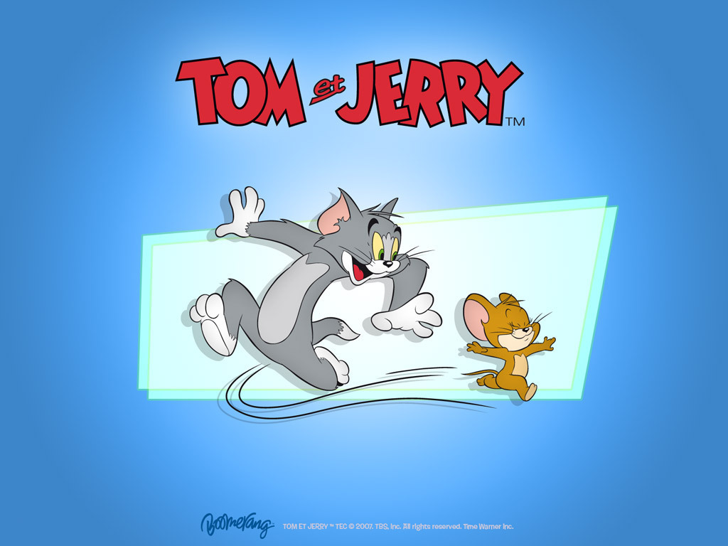 Tom and jerry are friends  Cartoon wallpaper