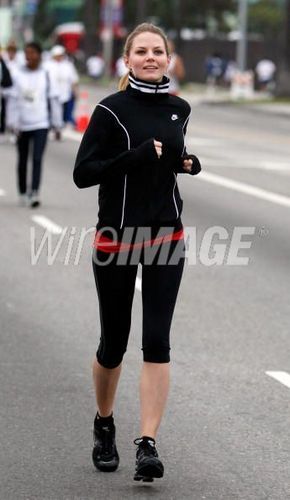  Jennifer Morrison Jogging in LA