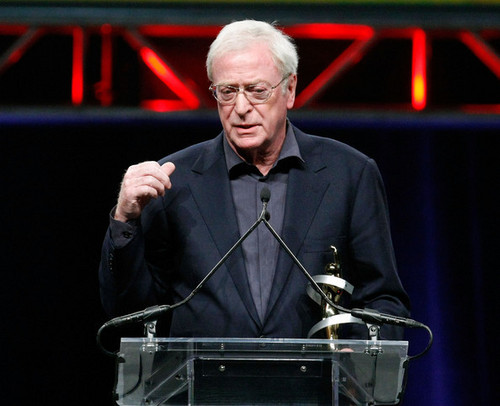  Michael Caine Accepting ShoWest Award