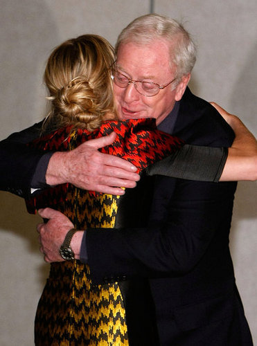 Michael Caine and Sienna Miller at ShoWest Awards 2009