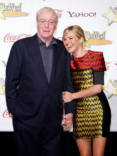 Michael Caine and Sienna Miller at ShoWest Awards 2009