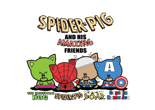 spiderpig and friends