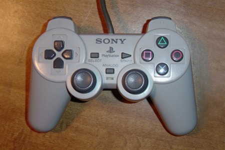 ps1 controller with single analog stick