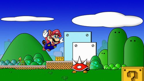 Mario Showcase karatasi la kupamba ukuta