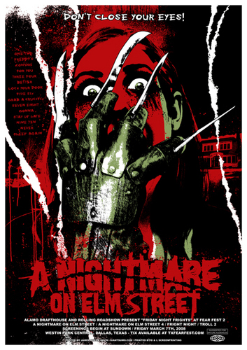  Alternate Nightmare on Elm strada, via poster