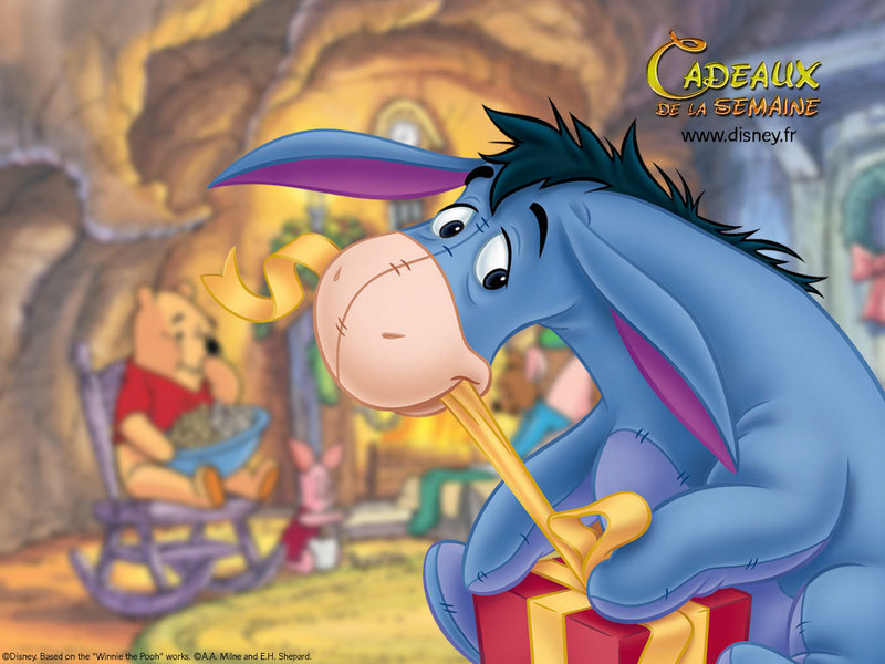 Print and color christmas coloring pages of eeyore | coloring