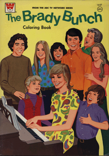  Brady Bunch 1974 Coloring Book