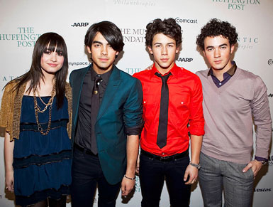  Demi and The Jonas Brothers