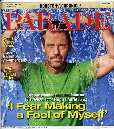  Hugh Laurie in Parade Magazine