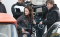 Kristen behind the scenes of New Moon - twilight-series photo