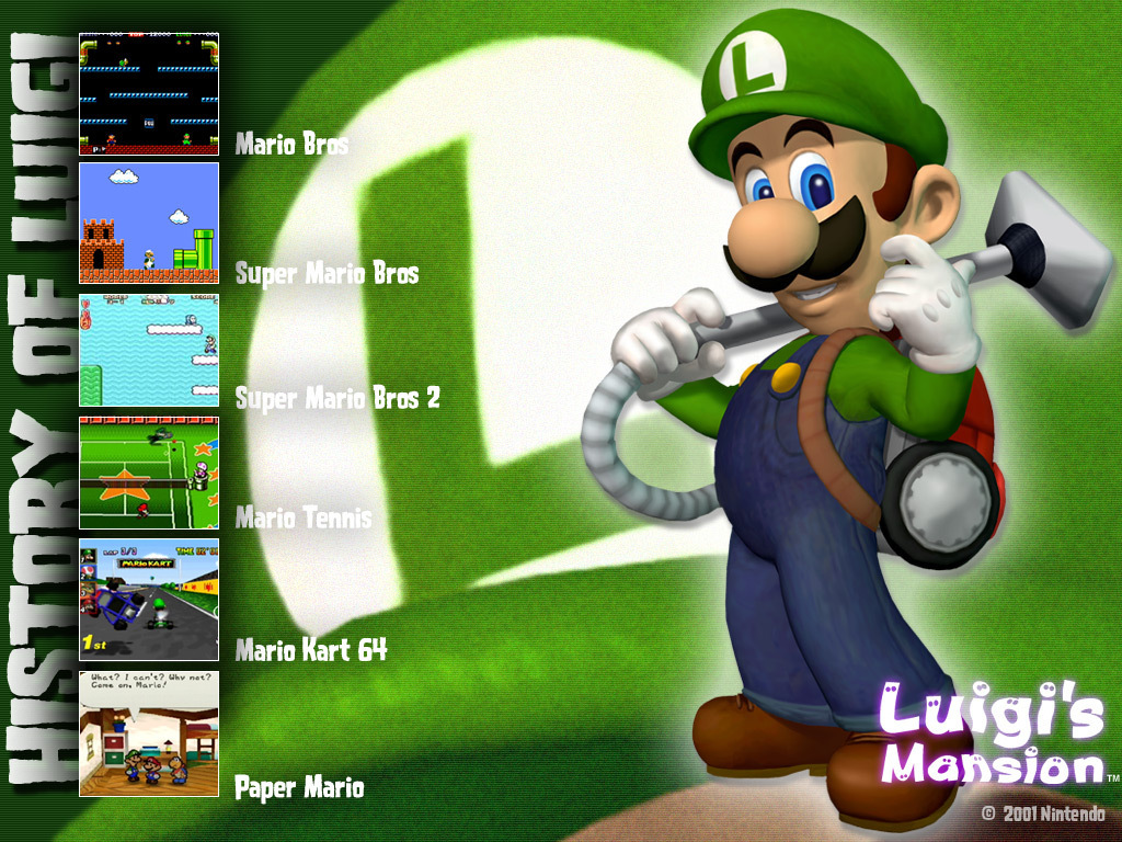 Luigi Through the Years