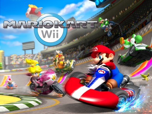  Mario Kart achtergrond