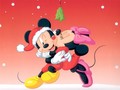 mickey-and-minnie - Mickey and Minnie Christmas Wallpaper wallpaper