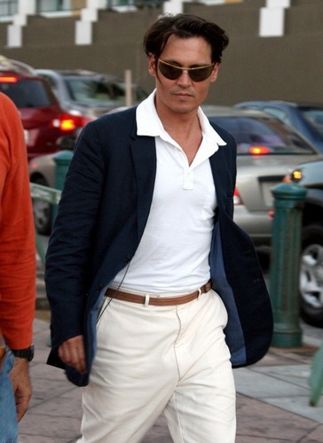 on set of the 'Rum Diary' , April 15th, 2009