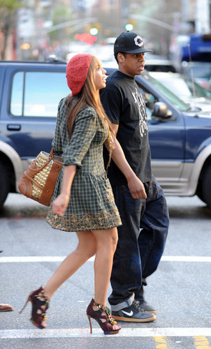  Beyoncé and geai, jay Z in NYC