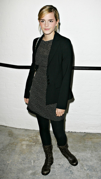 emma watson fashion. Emma Watson at London Fashion