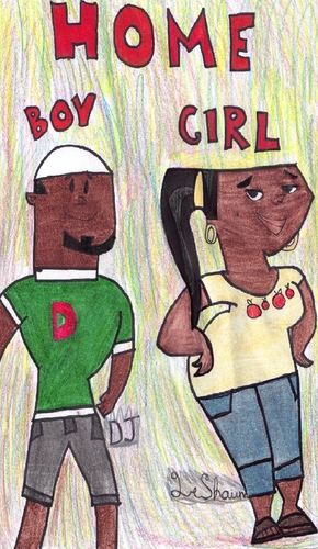 Home boy/girl Drawn by LeShawnagirl and coloured by Duncan_Courtney