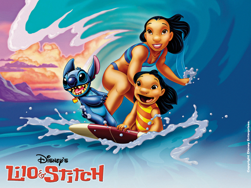  Lilo and Stitch achtergrond