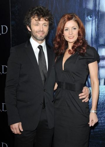  Michael Sheen and Loraine Stewart at the আন্ডারওয়ার্ল্ড Rise of the Lycans Premiere