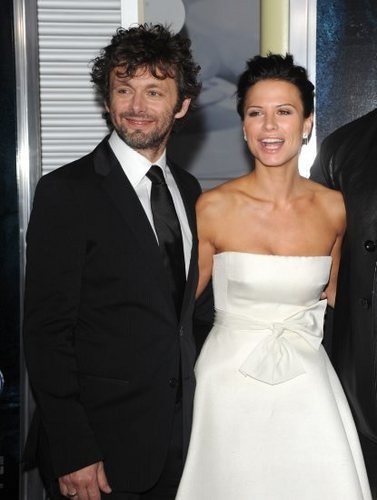  Michael Sheen and Rhona Mitra at the Thế giới ngầm Rise of the Lycans Premiere