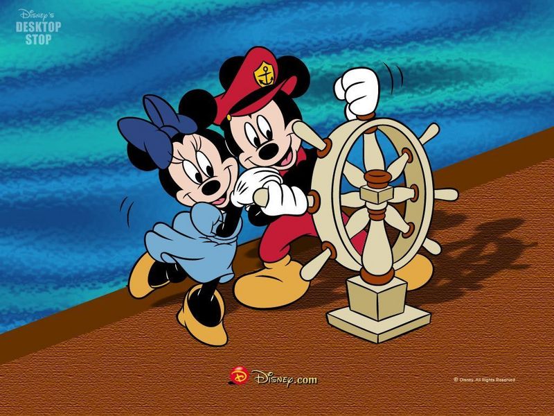 micky mouse wallpaper. Mickey Mouse and Minnie Mouse