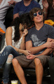 Zac and Vanessa at the Lakers game - celebrity-couples photo