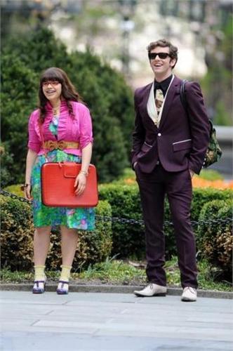  on set of ugly betty- 23 april 09