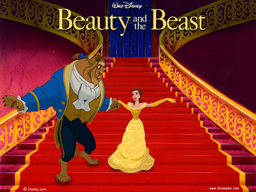 Beauty and the Beast kertas dinding